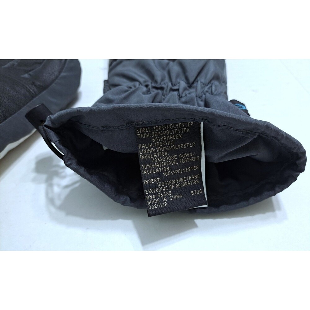 Gordini Women’s Duck Down Ski Gloves Size Medium Black Aqualoc Naturaloft - Picture 7 of 7